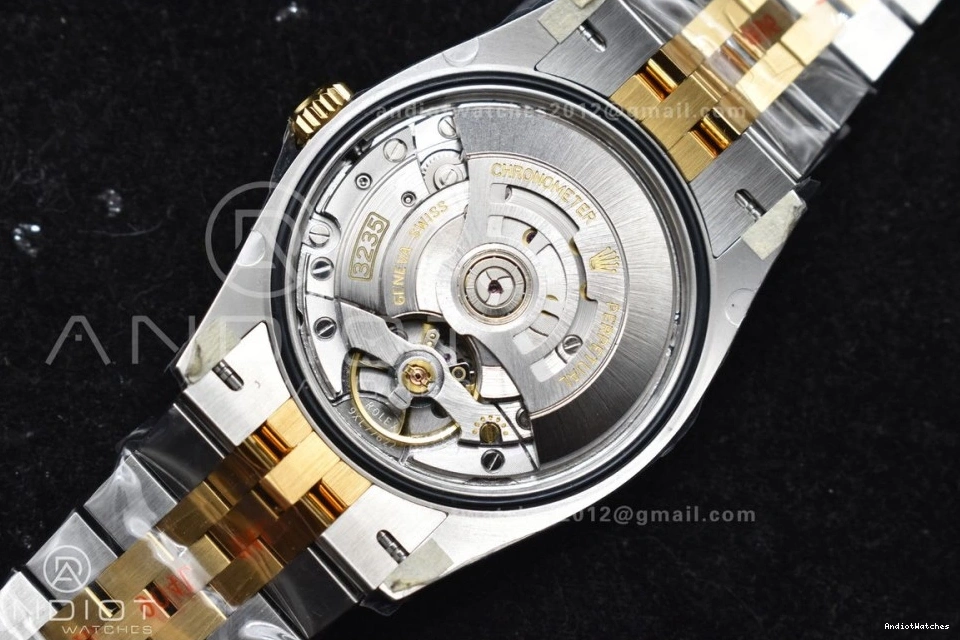 Clean Steel 556 Diamonds 904L RelaxedFit Jubilee 126233 YG VR Dial DateJust Edition on 36 Bracelet SS 1:1 Black Best 0306